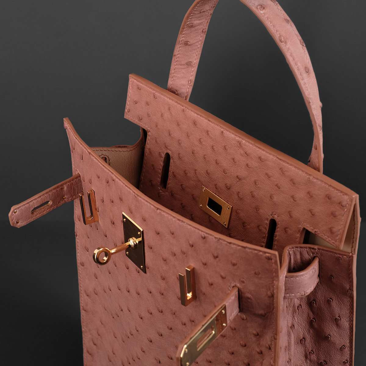 Pellefina Pink Ostrich_otevrena